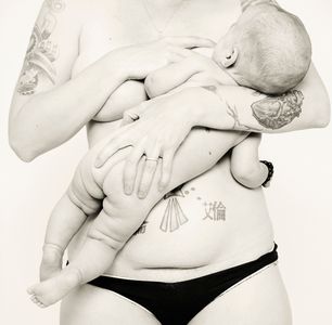 Ashlee Wells Jackson, con la figlia Nova