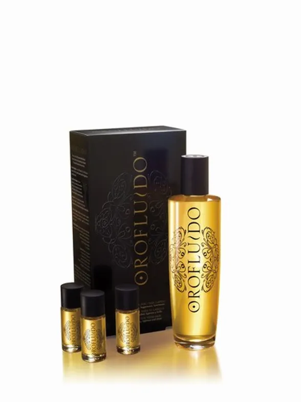 Oro líquido para el cabello