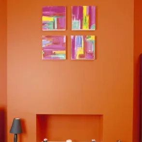 El color naranja en decoración