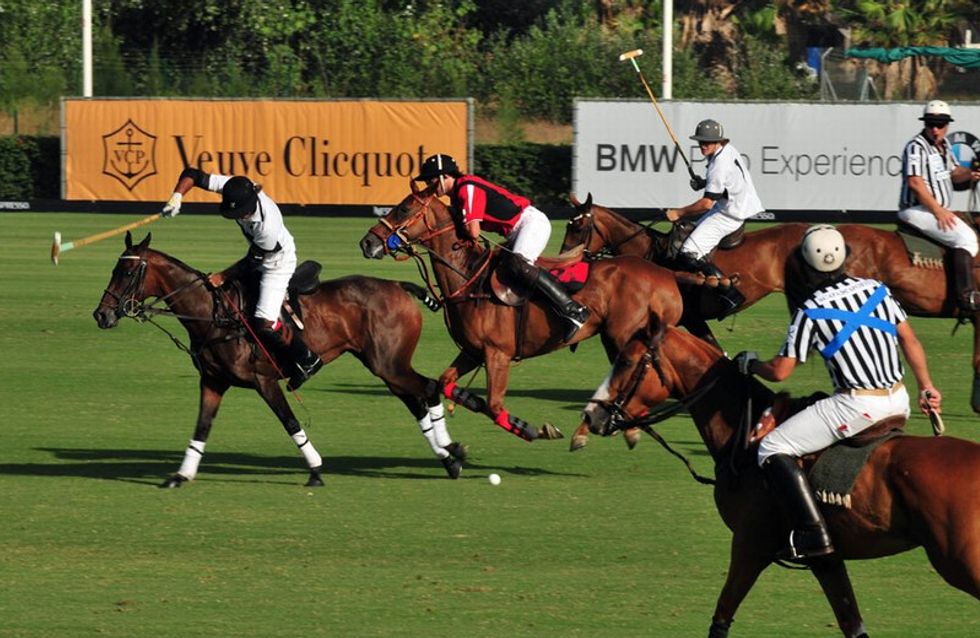Famosos y burbujas en Sotogrande