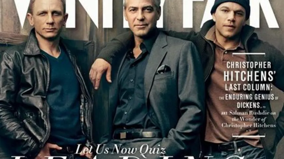 Damon, Craig y Clooney se sinceran para Vanity Fair