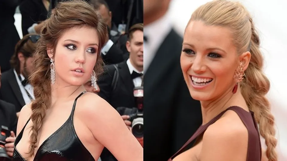 Blake Lively, Adèle Exarchoupoulos... : La tresse, véritable star du Festival de Cannes 2014