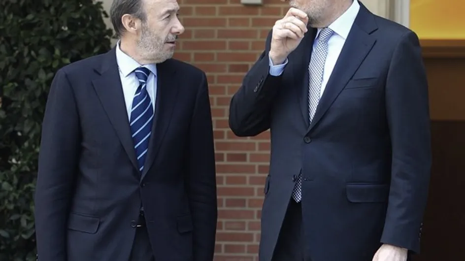 Mariano Rajoy y Alfredo Pérez Rubalcaba suspenden en imagen