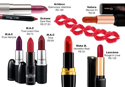 Vermelho, roxo ou marrom?