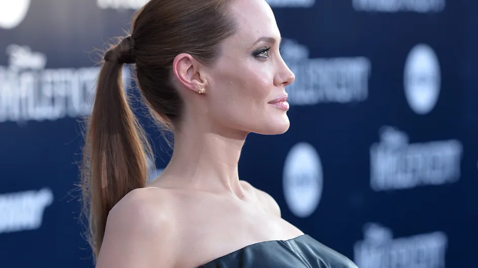 Angelina Jolie : Gothique pour la première américaine de Maléfique (Photos)