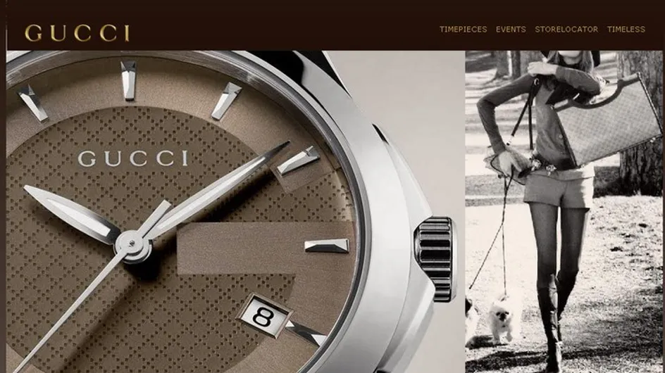 Gucci lanza su nueva web Timepieces