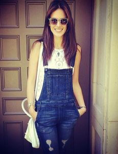 Beach look salopette
