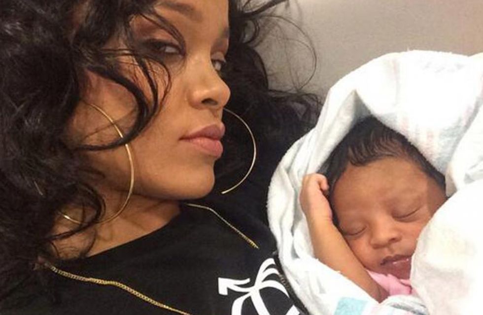 Rihanna ist ganz vernarrt in das Baby ihrer Cousine
