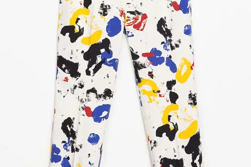 Broek Zara arty motief - 49,95 €