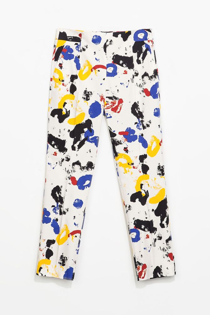 Broek Zara arty motief - 49,95 €