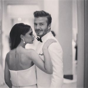 Victoria y David Beckham