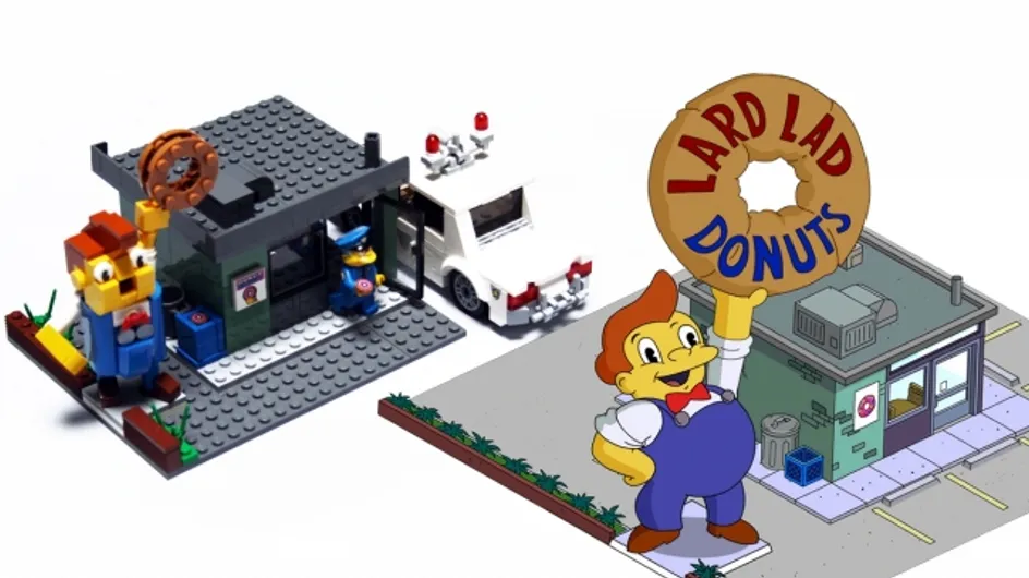 10 bâtiments de la série des Simpson reproduits en briques LEGO® !