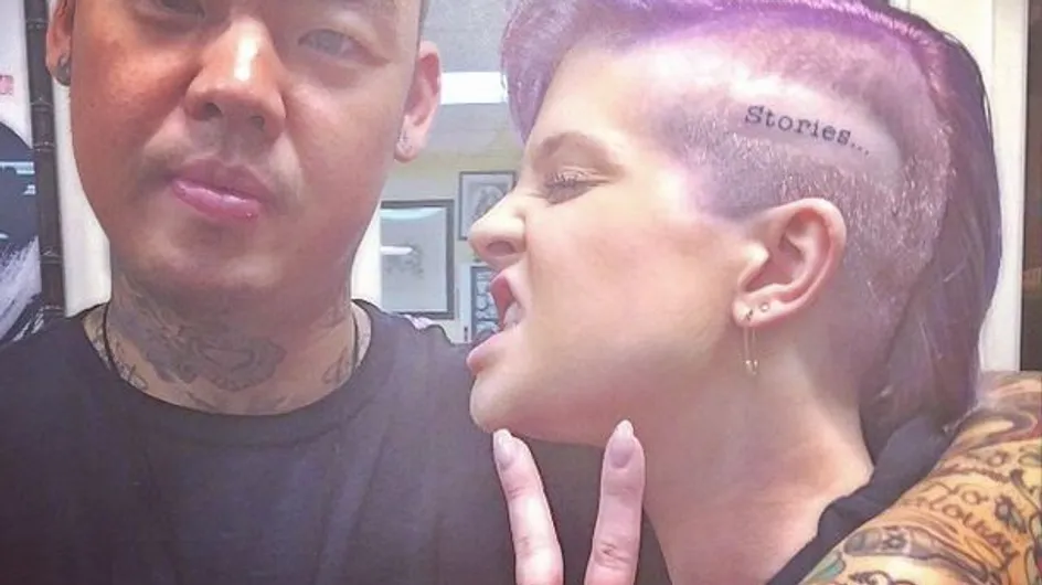 Kelly Osbourne : Découvrez son nouveau tatouage sur le crâne (Photos)