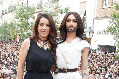 Conchita Wurst y Ruth Lorenzo