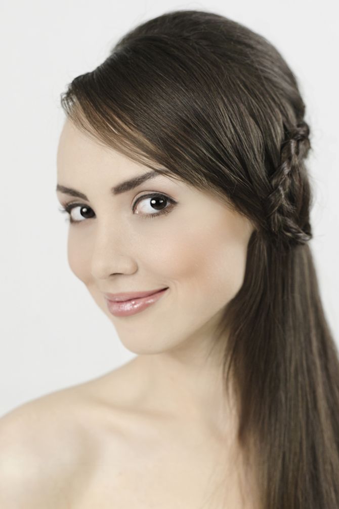 Dezentes Braut Make-up mit Lidstrich