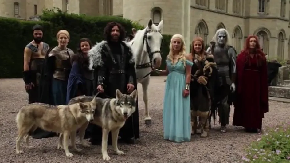 Insolite : Fans de la série, ils s'offrent un mariage à la "Game of Thrones" (Vidéo)