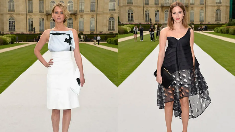 Jennifer Lawrence et Emma Watson : Un duo glamour pour Dior