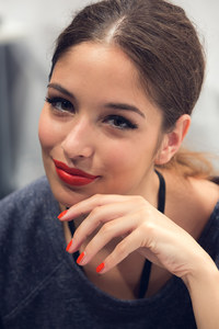 Das Make-up der Show von Minx by Eva Lutz