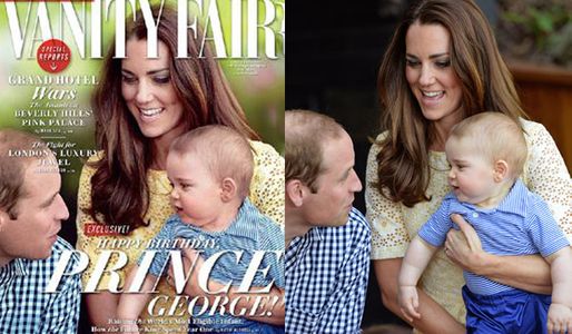 Comparación de Vanity Fair y fotografía real