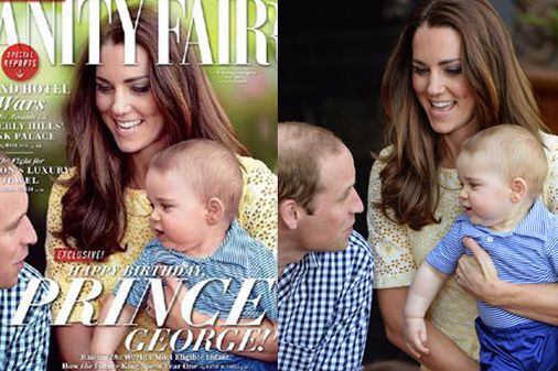 Comparación de Vanity Fair y fotografía real