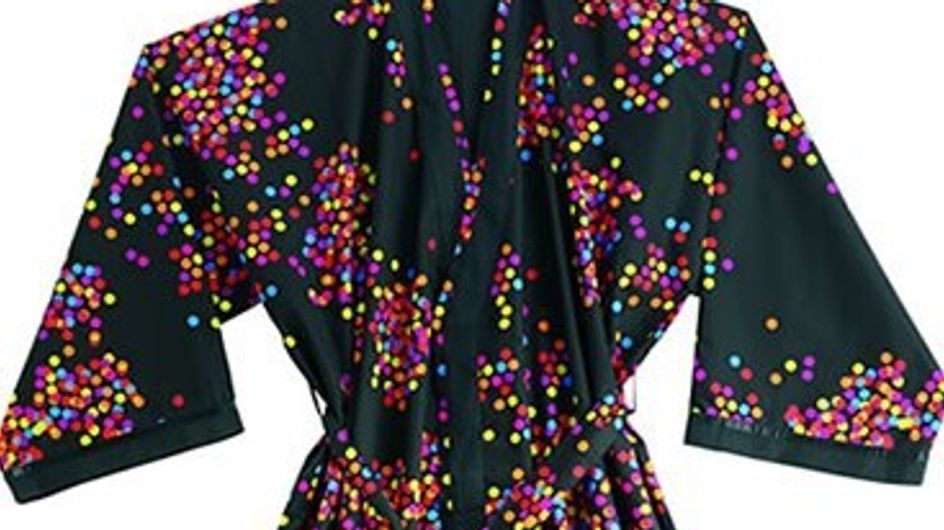 Habitat multi-coloured kimono