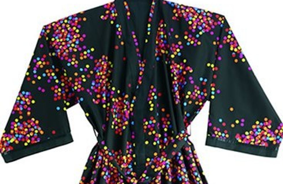 Habitat multi-coloured kimono