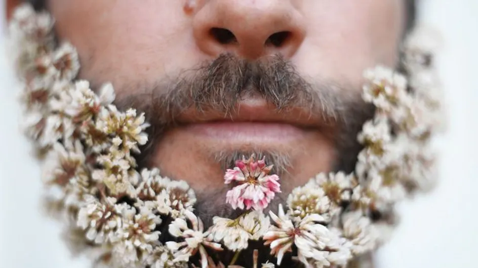 Barbas con flores, la última excentricidad