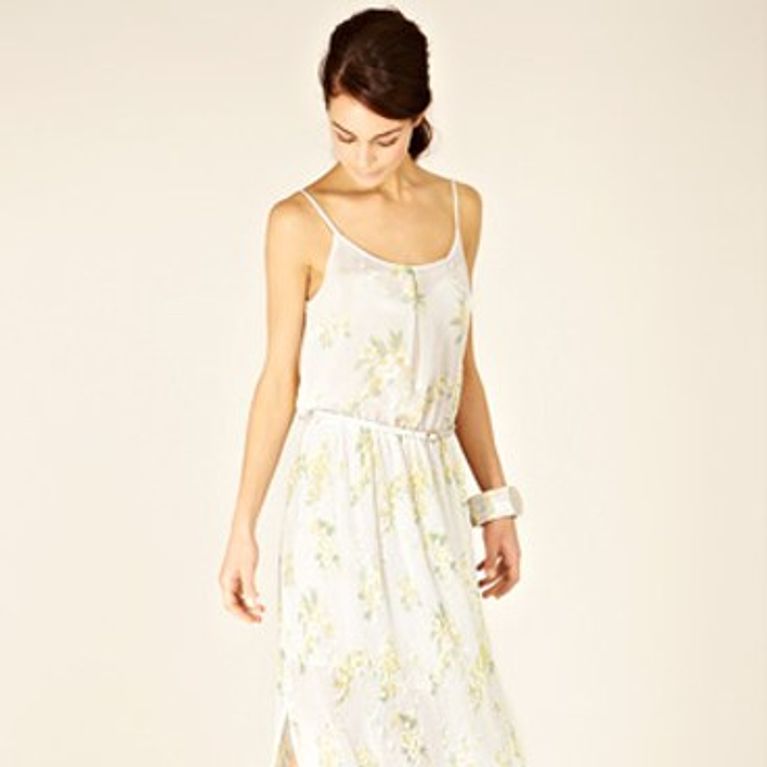 oasis floral maxi dress