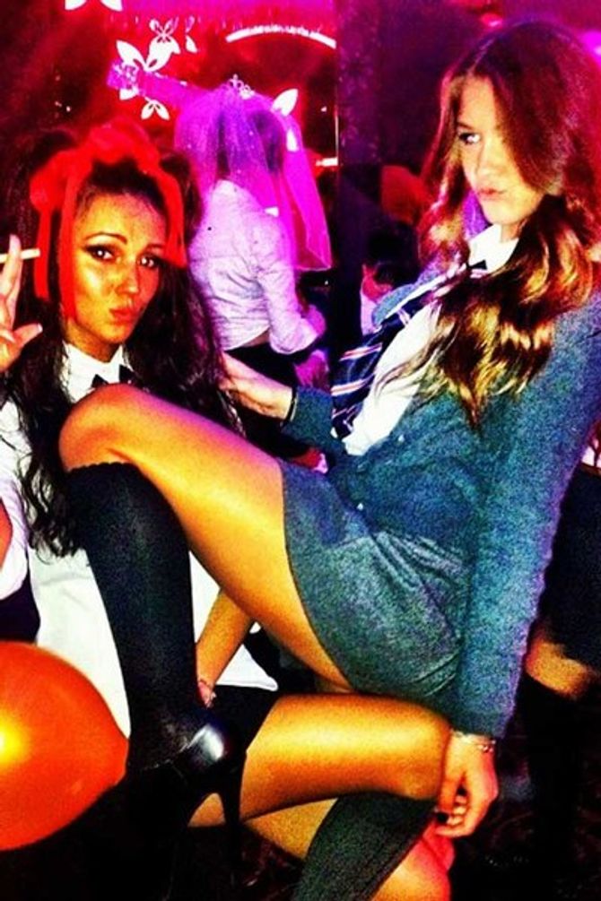 Michelle Keegan's crazy night at Kym Marsh's wild hen party