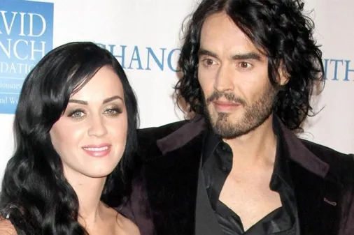 Katy Perry and Russell Brand