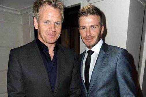Victoria Beckham takes the kids for dinner at Gordon Ramsay’s house