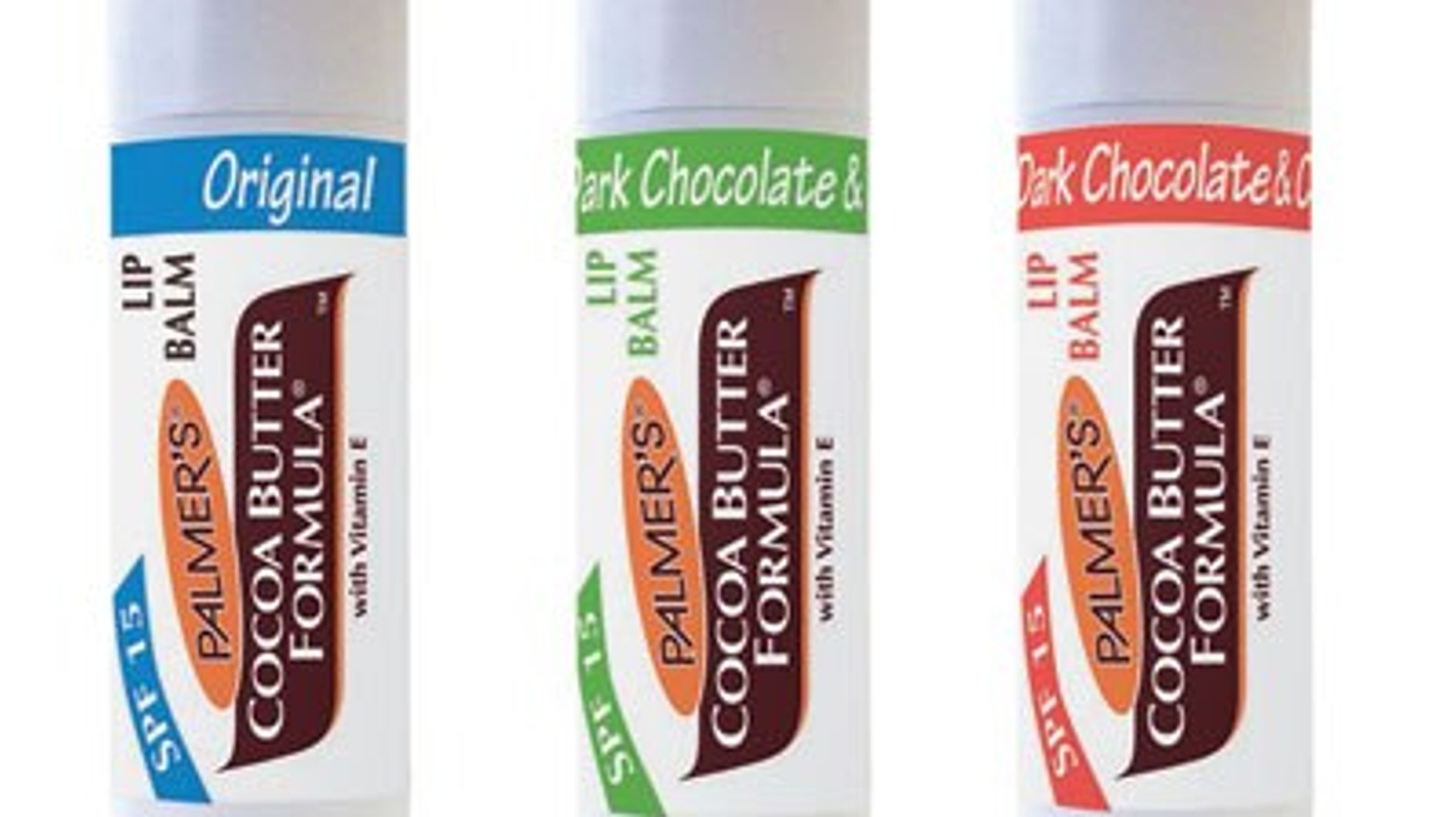 Palmer's lip balm Cocoa butter and chocolate lip balms