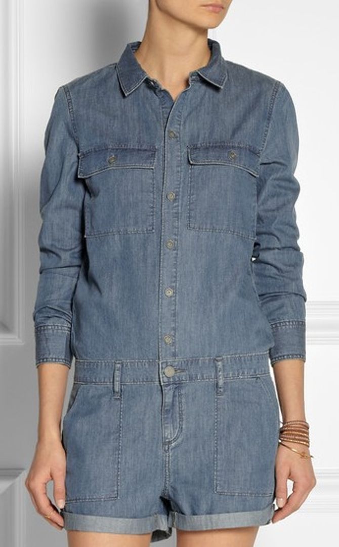 Jeans jumpsuit bij Net-a-Porter
