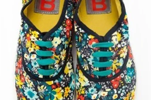 Tijdloze sneakers Bensimon gebloemde versie