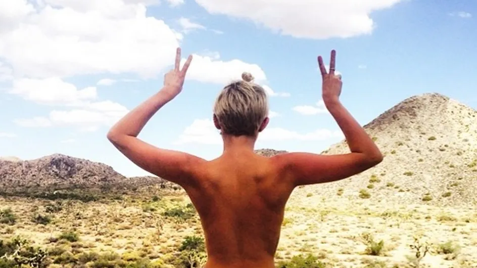 Miley Cyrus : Poser topless, sa passion