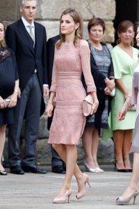 La reina Letizia en su visita al Apóstol Santiago