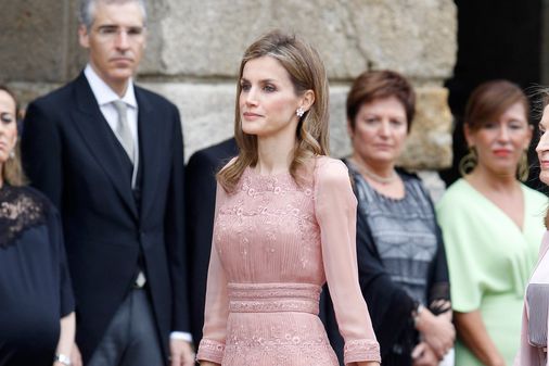 La reina Letizia en su visita al Apóstol Santiago