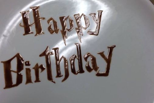 Un cumpleaños dedicado a un fan de Harry Potter