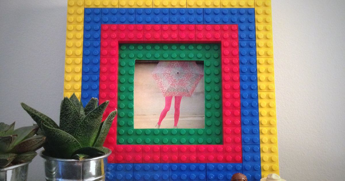 Tuto LEGO réalisez un cadre photo en LEGO grâce à notre tuto LEGO