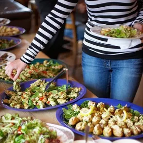 Een geslaagd buffet om van te smullen