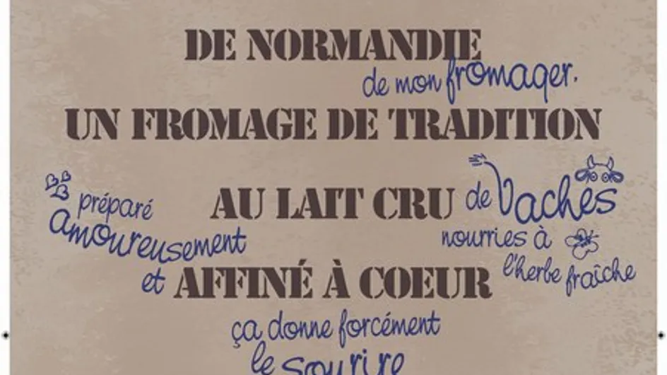 Le Camembert de Normandie à l'affiche !