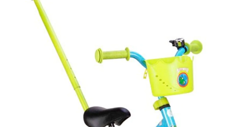 Emeline a testé le vélo pour enfant et le porte-bébé Carrefour
