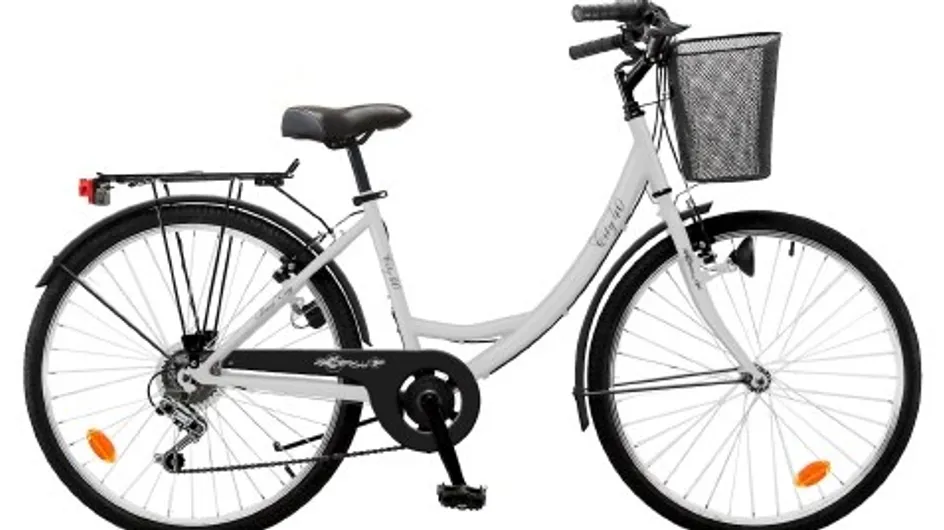 Magali a testé le vélo de ville et le porte-bébé Carrefour