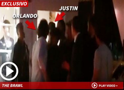 Orlando Bloom y Justin Bieber