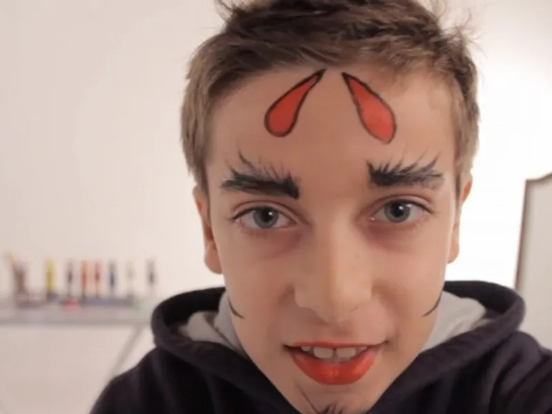 Maquillage Diable Garcon Tutoriel Maquillage Enfant Facile Jeux