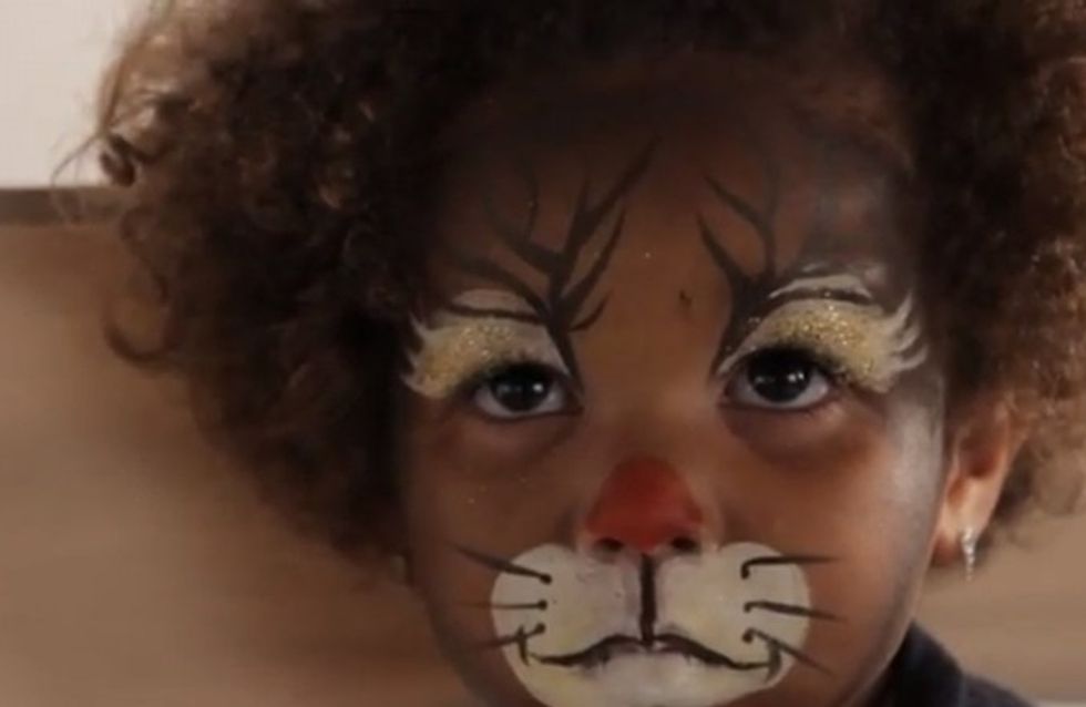 Maquillage Renne de Noël , Tutoriel maquillage enfant