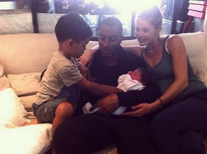 Doutzen Kroes kleine Familie