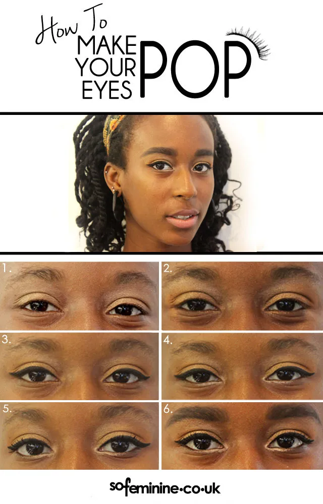 How To Make Your Eyes Pop Step By