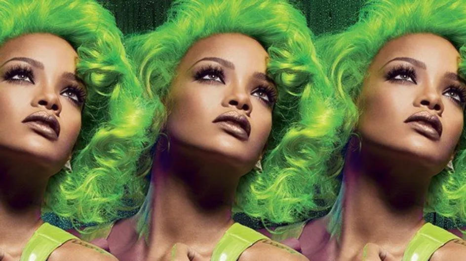 Pour M.A.C, Rihanna ose les cheveux verts