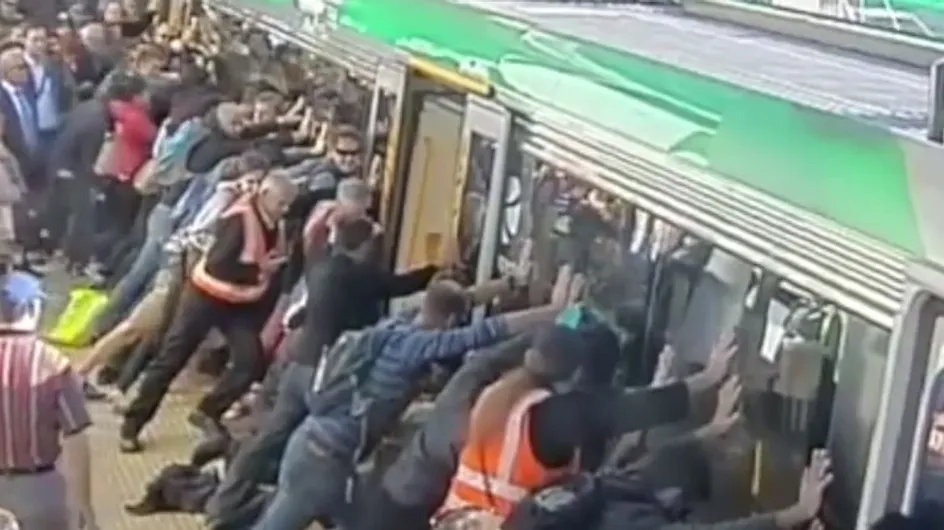 Australie : Un homme coincé sous le métro sauvé grâce à la solidarité des passagers (Vidéo)